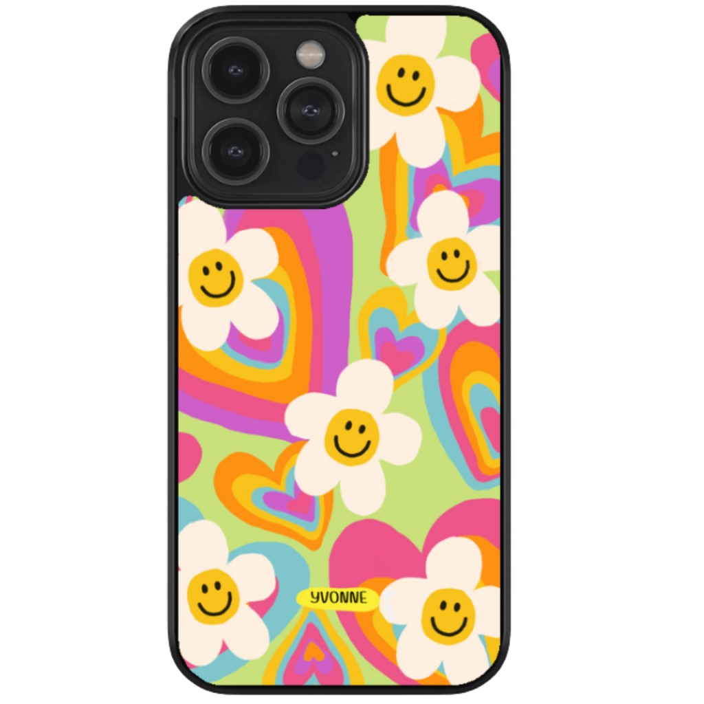 Heart Daisy Phone Case