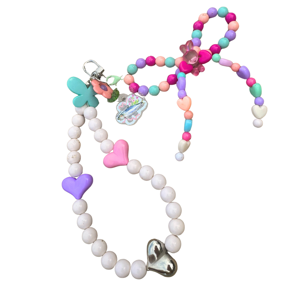 Ribbon Bunny Keychain