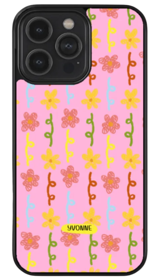 Pink Doodle Phone Case